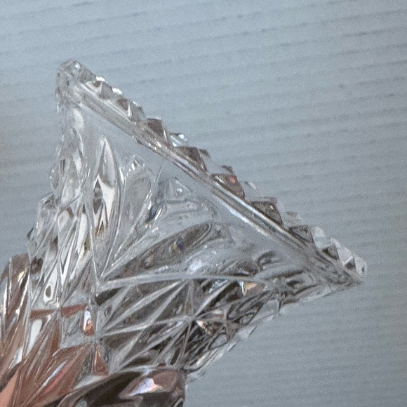 Vintage Hofbauer Lead Crystal Bird Vase and toothpick Holder - Picture 8 of 8